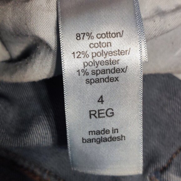 Maurices jeans women's size 4 denim blue mid-rise straight leg - Picture 6 of 12